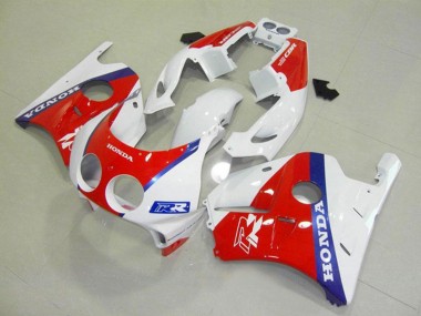 Mejores Carenados Moto Honda CBR250RR MC22 1990-1998 - Blanco Rojo Azul