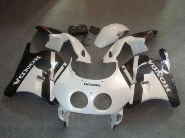 Mejores Kits Carenado Moto Honda CBR250RR MC22 1990-1998 - Blanco Negro Brillante