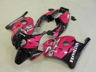 Mejores Carenados Moto Honda CBR250RR MC22 1990-1998 - Rosa Negro Brillante