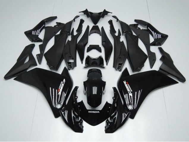 Mejores Carenados Moto Honda CBR250RR 2011-2015 - Negro Brillante Negro Mate