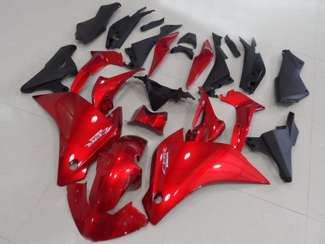 Mejores Carenados Moto Honda CBR250RR 2011-2015 - Rojo Negro Mate