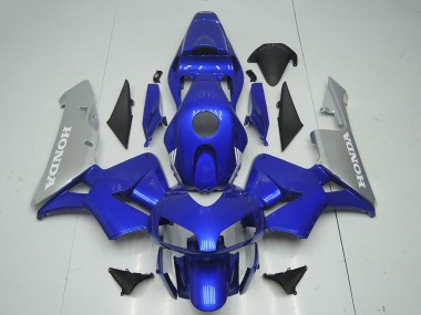 Mejores Carenado Moto Honda CBR600RR 2003-2004 - Plata Azul