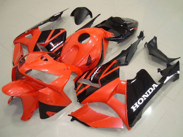 Mejores Carenados Moto Honda CBR600RR 2005-2006 - Naranja Negro