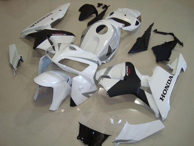 Mejores Carenados Moto Honda CBR600RR 2005-2006 - Blanco Perla Negro Mate