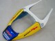 Mejores Carenados Moto Honda CBR600RR 2005-2006 - Azul Blanco Amarillo Rothmans
