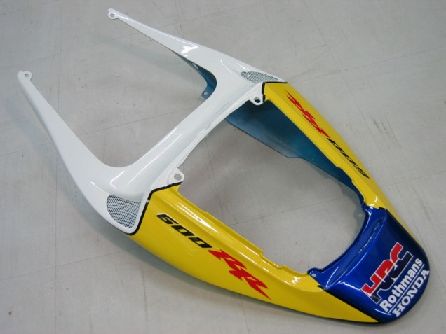 Mejores Carenados Moto Honda CBR600RR 2005-2006 - Azul Blanco Amarillo Rothmans