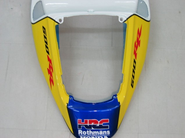 Mejores Carenados Moto Honda CBR600RR 2005-2006 - Azul Blanco Amarillo Rothmans