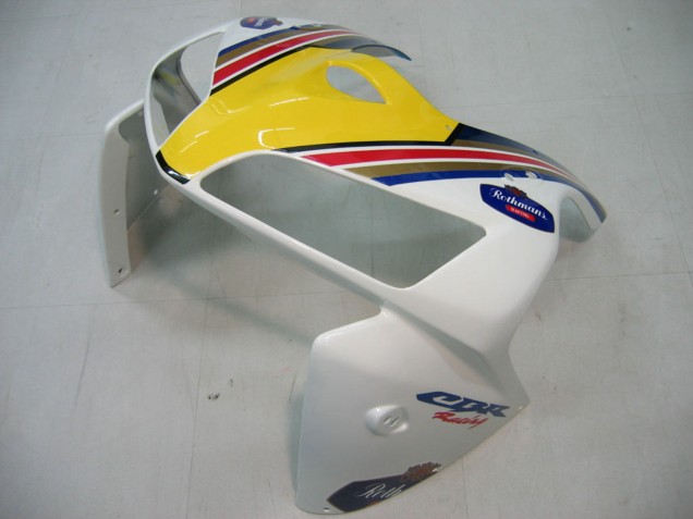 Mejores Carenados Moto Honda CBR600RR 2005-2006 - Azul Blanco Amarillo Rothmans