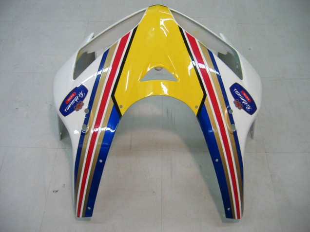 Mejores Carenados Moto Honda CBR600RR 2005-2006 - Azul Blanco Amarillo Rothmans