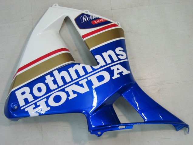 Mejores Carenados Moto Honda CBR600RR 2005-2006 - Azul Blanco Amarillo Rothmans
