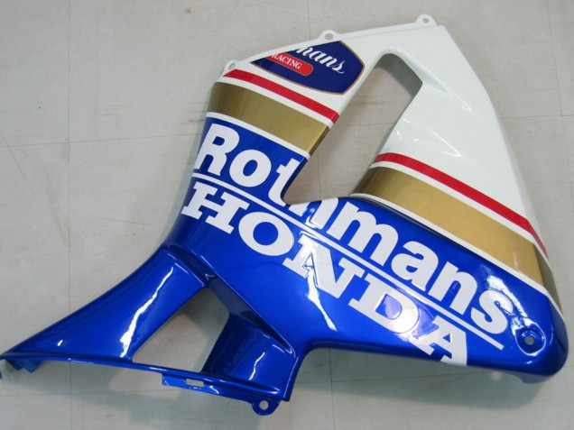 Mejores Carenados Moto Honda CBR600RR 2005-2006 - Azul Blanco Amarillo Rothmans