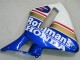 Mejores Carenados Moto Honda CBR600RR 2005-2006 - Azul Blanco Amarillo Rothmans