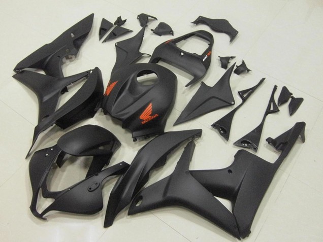 Mejores Carenado Moto Honda CBR600RR 2007-2008 - Negro Mate Rojo