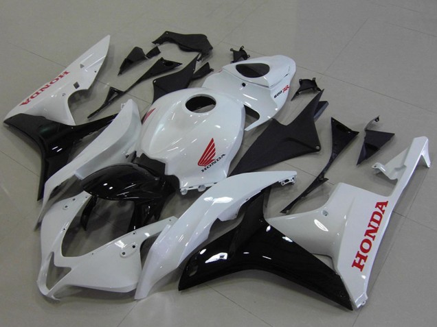 Mejores Carenados Moto Honda CBR600RR 2007-2008 - Blanco Negro Brillante Rojo