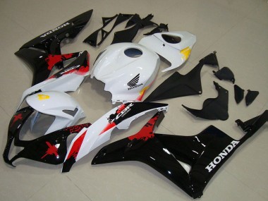 Mejores Carenados Moto Honda CBR600RR 2007-2008 - Blanco Amarillo Rojo Negro Brillante