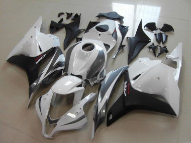 Mejores Carenados Moto Honda CBR600RR 2009-2012 - Blanco Gris Negro Mate