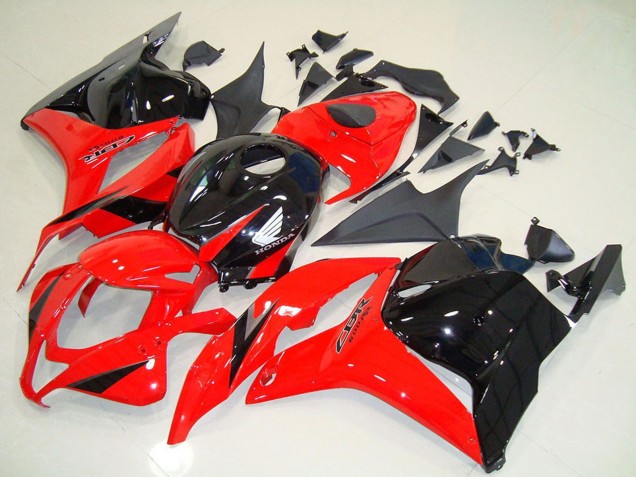 Mejores Carenado Moto Honda CBR600RR 2009-2012 - Rojo Negro Brillante
