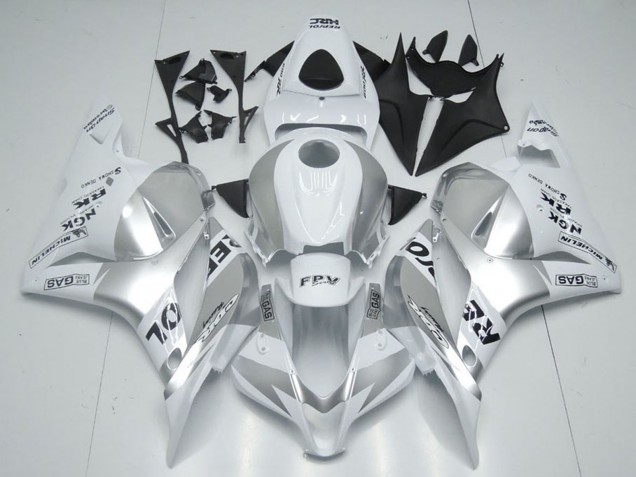 Mejores Carenados Moto Honda CBR600RR 2009-2012 - Blanco Plata Negro Repsol