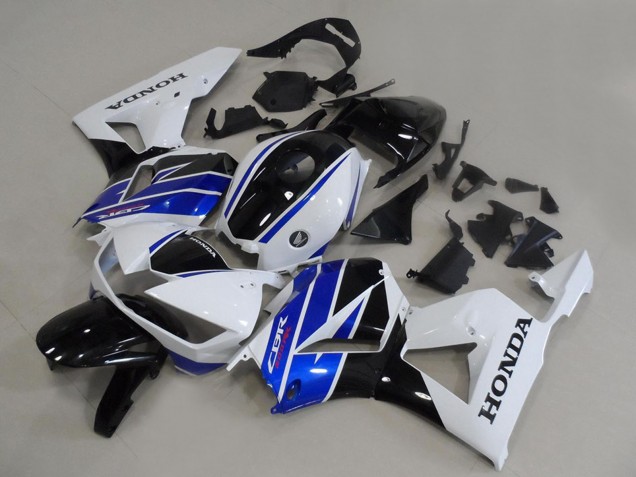 Mejores Carenados Moto Honda CBR600RR 2013-2023 - Blanco Azul Negro Brillante OEM Estilo
