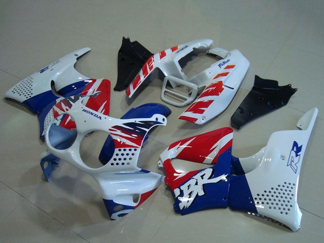 Mejores Carenados Moto Honda CBR900RR 893 1992-1993 - Blanco Rojo Azul