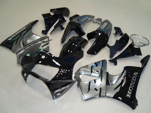 Mejores Carenados Moto Honda CBR900RR 919 1998-1999 - Plata Negro Brillante