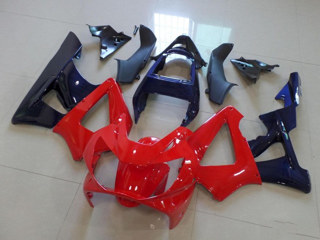 Mejores Carenados Moto Honda CBR900RR 929 2000-2001 - Rojo Azul Oscuro