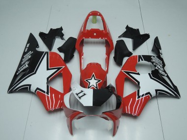 Mejores Carenados Moto Honda CBR900RR 954 2002-2003 - Negro Rojo Star