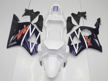 Mejores Carenados Moto Honda CBR900RR 954 2002-2003 - Azul Oscuro Blanco