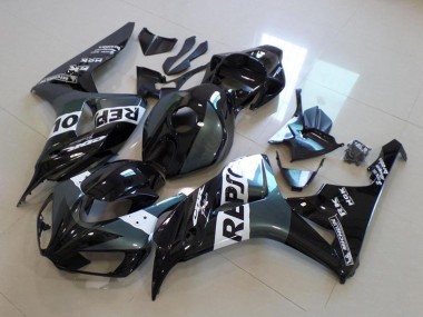 Mejores Carenado Moto Honda CBR1000RR 2006-2007 - Gris Blanco Negro Brillante Repsol