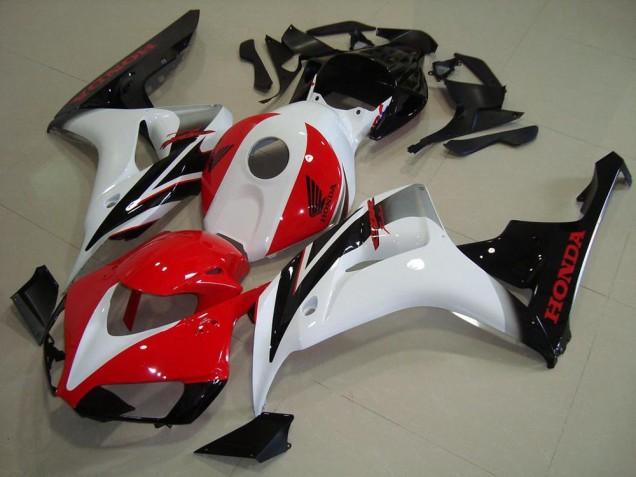 Mejores Kit Carenados Moto Honda CBR1000RR 2006-2007 - Blanco Rojo Negro Brillante