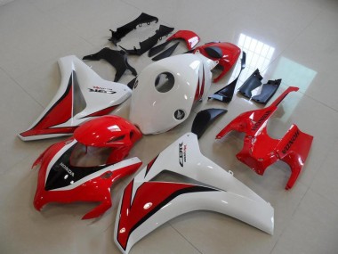 Mejores Carenado Moto Honda CBR1000RR 2008-2011 - Blanco Rojo Negro Brillante