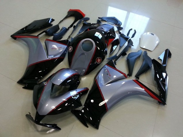 Mejores Carenados Moto Honda CBR1000RR 2012-2016 - Gris Rojo Negro Brillante