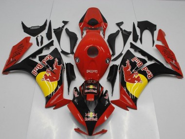 Mejores Carenados Moto Honda CBR1000RR 2012-2016 - Rojo Negro Amarillo Rojo Bull