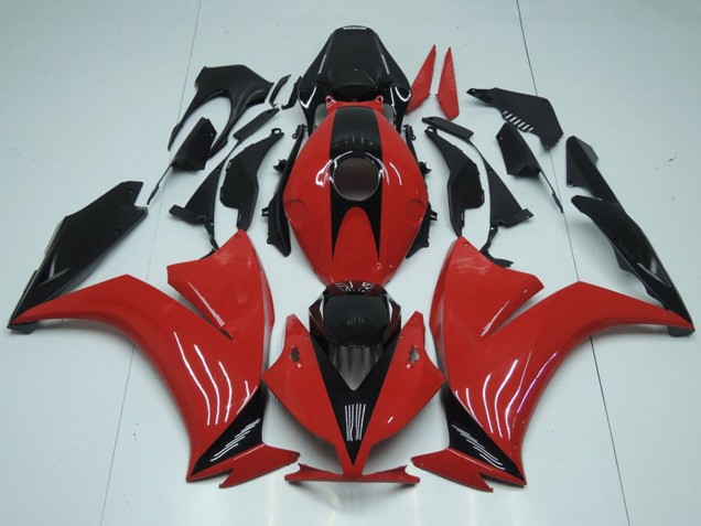 Mejores Carenados Moto Honda CBR1000RR 2012-2016 - Rojo Negro No Calcomanías