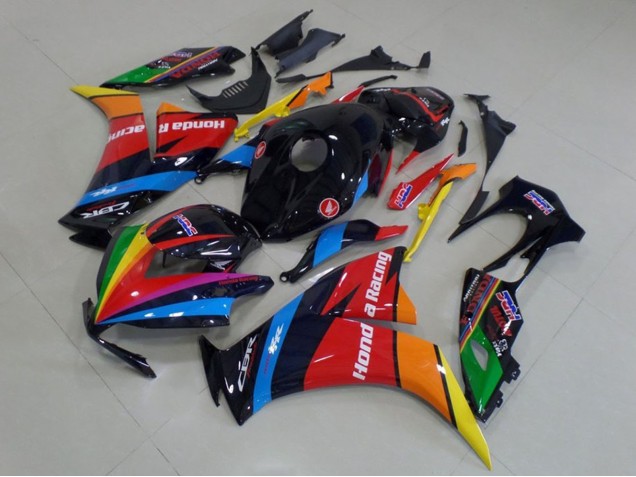 Mejores Carenados Moto Honda CBR1000RR 2012-2016 - Azul Rojo Amarillo Verde Negro Brillante Arcoíris