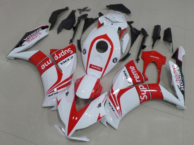 Mejores Carenados Moto Honda CBR1000RR 2012-2016 - Blanco Rojo Negro Supreme