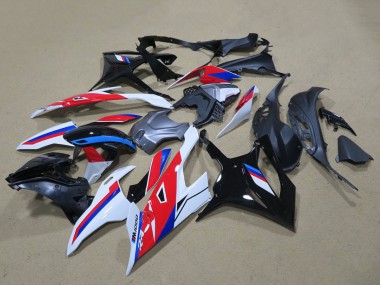 Mejores Carenado Moto BMW S1000RR 2019-2022 - Negro Blanco Rojo Azul