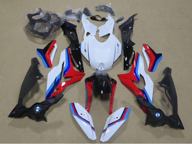 Mejores Carenados Moto BMW S1000R 2017-2018 - Blanco Azul Rojo Negro