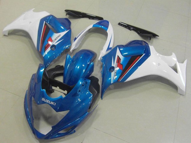 Mejores Carenados Moto Suzuki GSX650F 2008-2013 - Blanco Azul