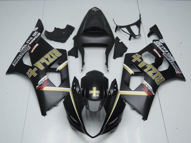 Mejores Carenados Moto Suzuki GSXR 1000 2003-2004 - Negro Mate Rizla
