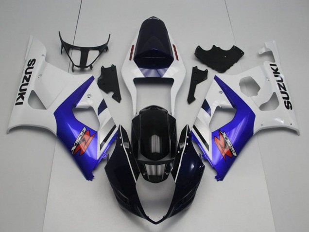 Mejores Carenados Moto Suzuki GSXR 1000 2003-2004 - Blanco Azul Negro Brillante Rojo