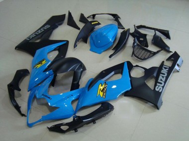 Mejores Carenados Moto Suzuki GSXR 1000 2005-2006 - Azul Negro Amarillo