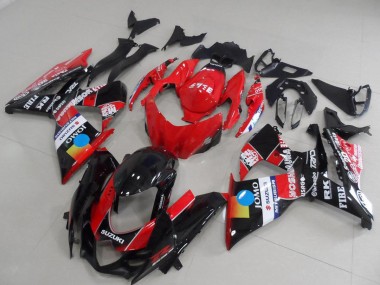 Mejores Carenados Moto Suzuki GSXR 1000 2009-2016 - Rojo Azul Amarillo Negro JOMO