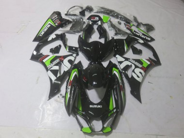 Mejores Carenados Moto Suzuki GSXR 1000 2017-2024 - Negro Brillante Verde Blanco