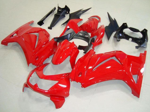 Mejores Carenados Moto Kawasaki ZX250R 2008-2012 - Rojo Negro