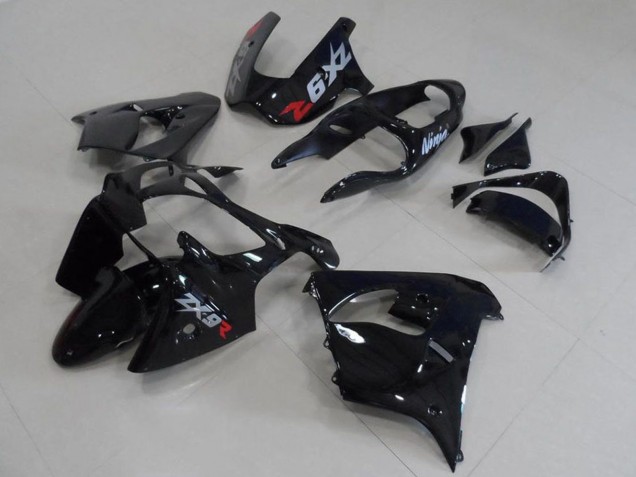 Mejores Carenado Moto Kawasaki ZX9R 2000-2001 - Negro Brillante