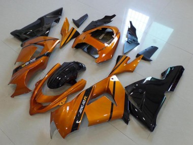Mejores Carenados Moto Kawasaki ZX10R 2004-2005 - Oro Negro