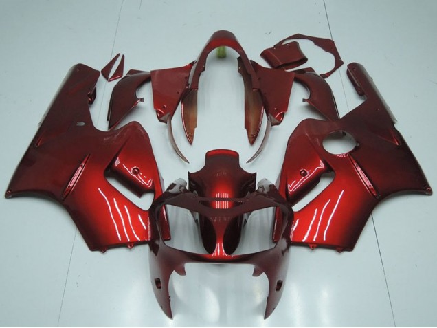 Mejores Carenado Moto Kawasaki ZX12R 2000-2001 - Rojo Caramelo