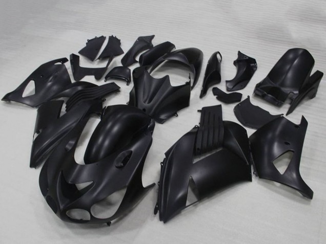 Mejores Carenados Moto Kawasaki ZX14R ZZR1400 2006-2011 - Negro Mate