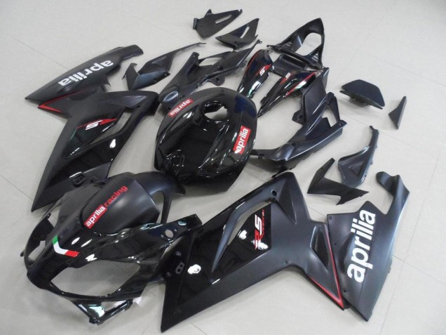 Mejores Carenados Moto Aprilia RS125 2006-2011 - Negro Brillante Negro Mate